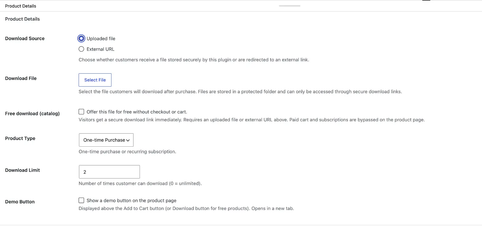 Avenia Digital Products - Create New Product